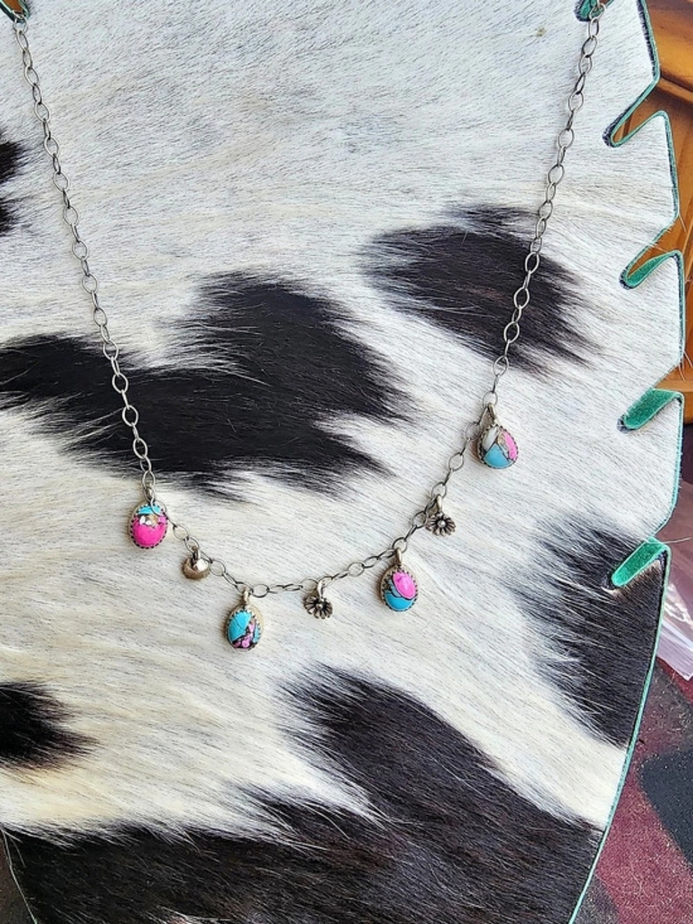 Cotton Candy Charm Necklace